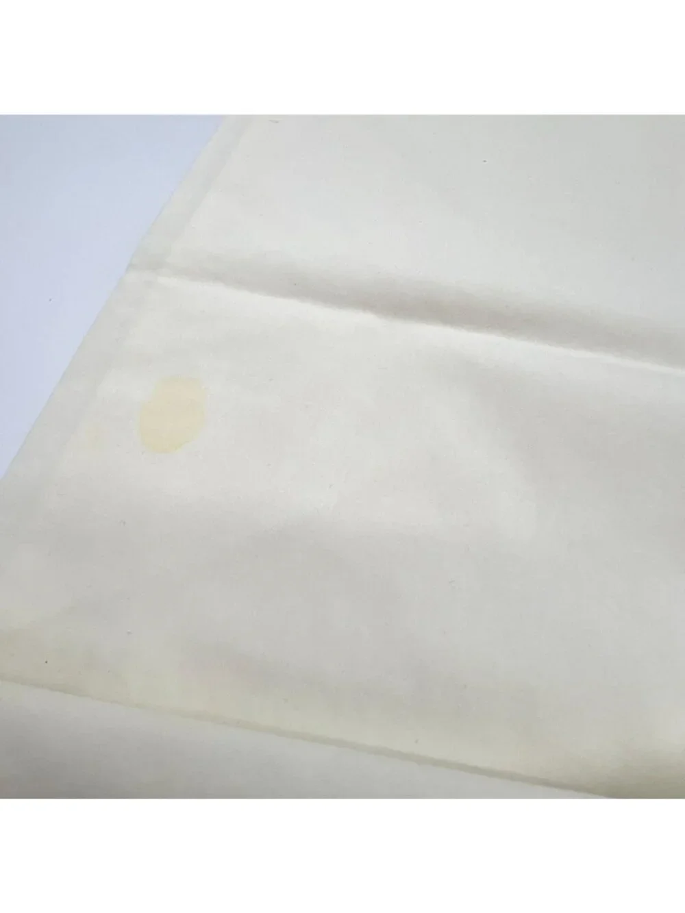 Vintage JC Penney Home Collection Cream Embroidered Floral Twin Flat Sheet